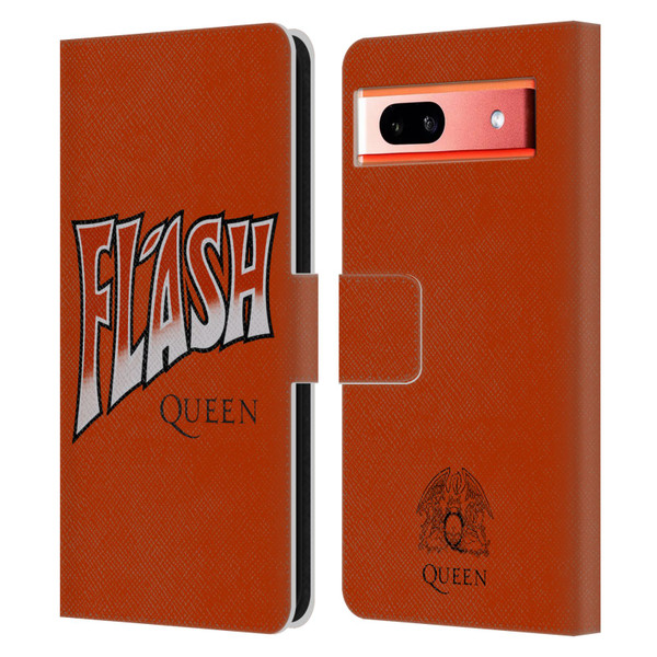 Queen Key Art Flash Leather Book Wallet Case Cover For Google Pixel 7a