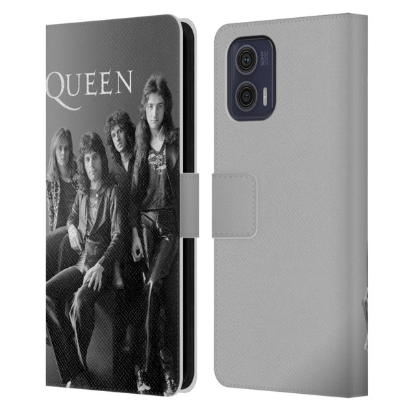 Queen Key Art Absolute Greatest Leather Book Wallet Case Cover For Motorola Moto G73 5G