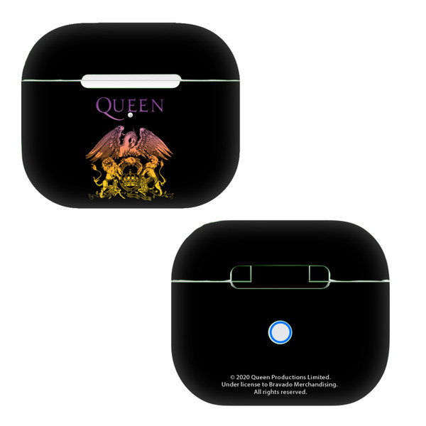 Queen Iconic Logo Crest Vinyl Sticker Skin Decal Cover for Apple AirPods 3 3rd Gen Charging Case