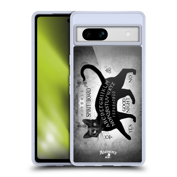 Alchemy Gothic Cats Black Cat Spirit Board Soft Gel Case for Google Pixel 7a