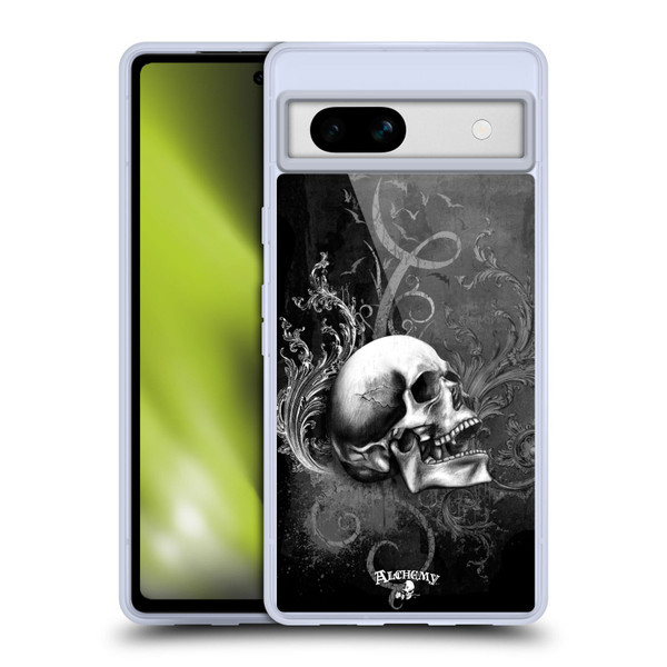 Alchemy Gothic Skull De Profundis Soft Gel Case for Google Pixel 7a