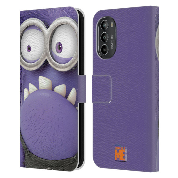 Despicable Me Full Face Minions Evil 2 Leather Book Wallet Case Cover For Motorola Moto G82 5G