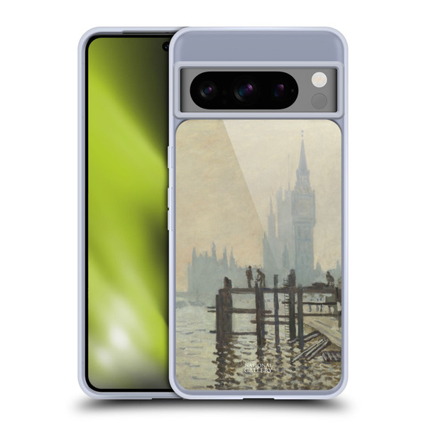 The National Gallery Art Monet Thames Soft Gel Case for Google Pixel 8 Pro