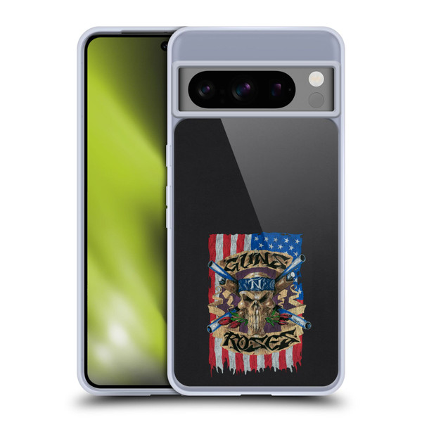 Guns N' Roses Band Art Flag Soft Gel Case for Google Pixel 8 Pro