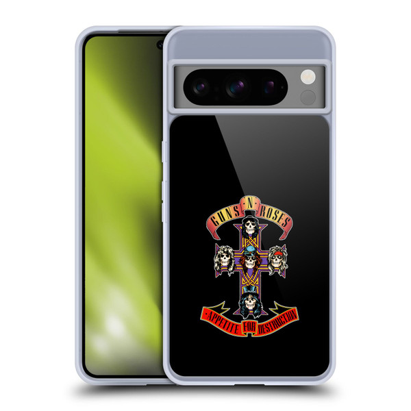 Guns N' Roses Key Art Appetite For Destruction Soft Gel Case for Google Pixel 8 Pro