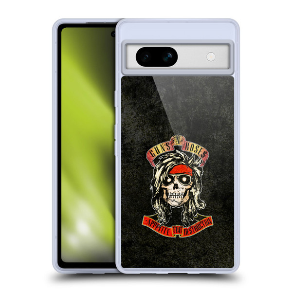 Guns N' Roses Vintage McKagan Soft Gel Case for Google Pixel 7a