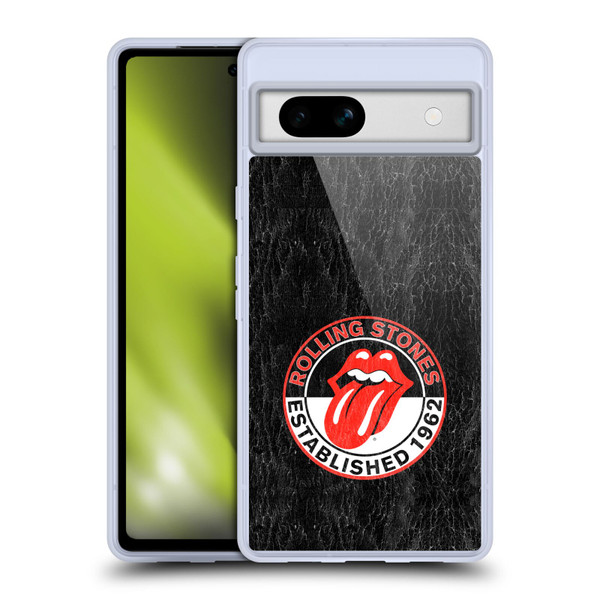 The Rolling Stones Graphics Established 1962 Soft Gel Case for Google Pixel 7a