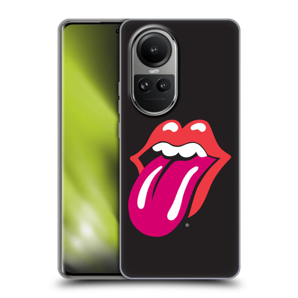 The Rolling Stones Graphics Pink Tongue Soft Gel Case for OPPO Reno10 5G / Reno10 Pro 5G