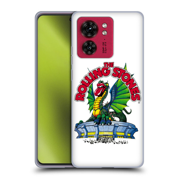 The Rolling Stones Key Art Dragon Soft Gel Case for Motorola Moto Edge 40