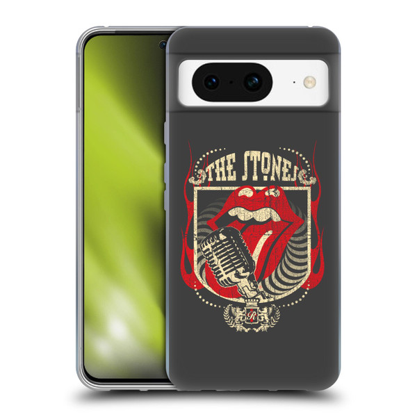 The Rolling Stones Key Art Jumbo Tongue Soft Gel Case for Google Pixel 8