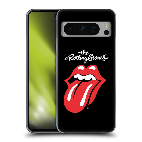 The Rolling Stones Key Art Tongue Classic Soft Gel Case for Google Pixel 8 Pro