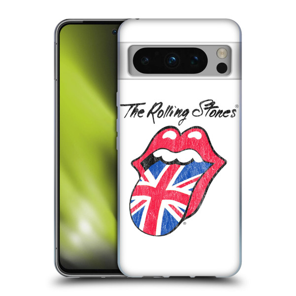 The Rolling Stones Key Art UK Tongue Soft Gel Case for Google Pixel 8 Pro