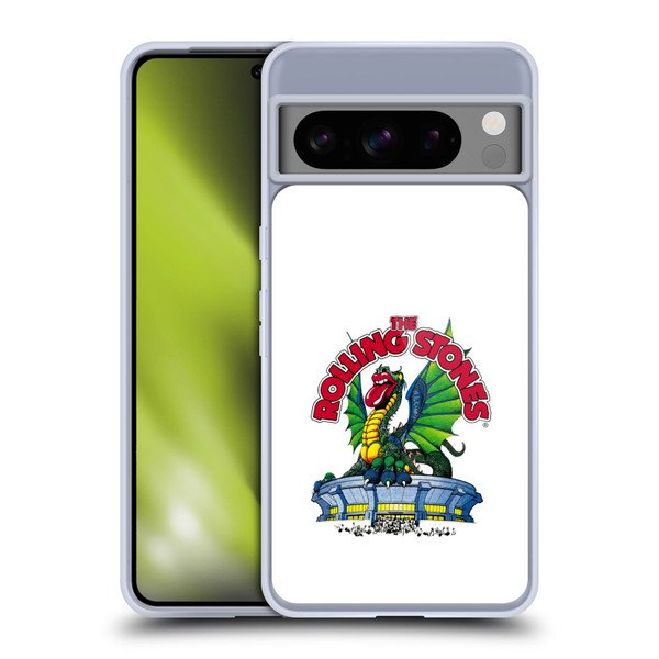 The Rolling Stones Key Art Dragon Soft Gel Case for Google Pixel 8 Pro