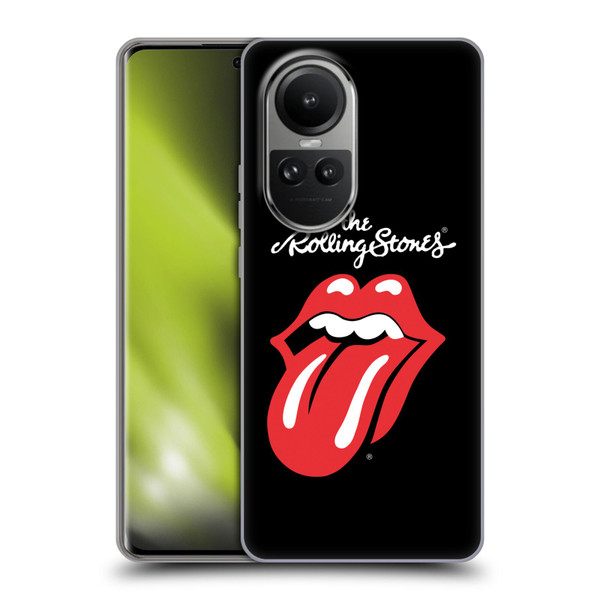 The Rolling Stones Key Art Tongue Classic Soft Gel Case for OPPO Reno10 5G / Reno10 Pro 5G