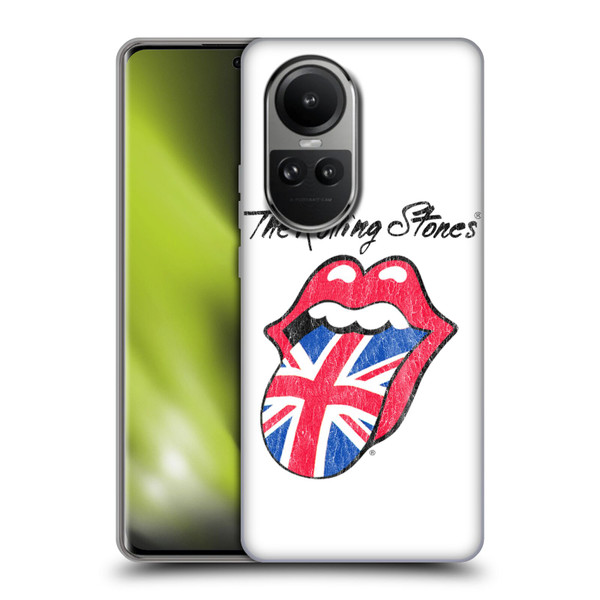 The Rolling Stones Key Art UK Tongue Soft Gel Case for OPPO Reno10 5G / Reno10 Pro 5G