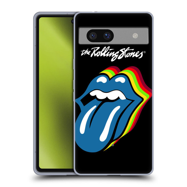The Rolling Stones Licks Collection Pop Art 2 Soft Gel Case for Google Pixel 7a