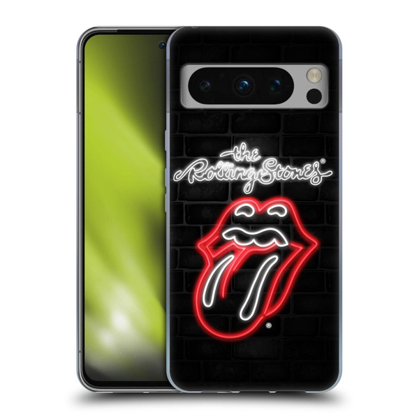 The Rolling Stones Licks Collection Neon Soft Gel Case for Google Pixel 8 Pro