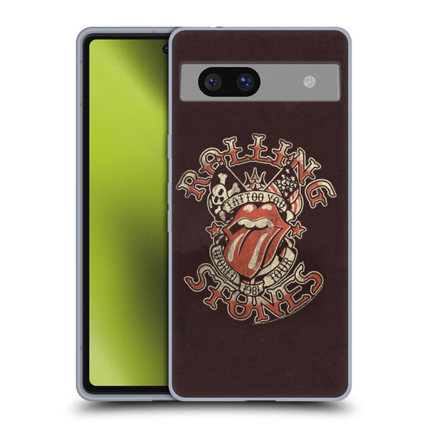 The Rolling Stones Tours Tattoo You 1981 Soft Gel Case for Google Pixel 7a