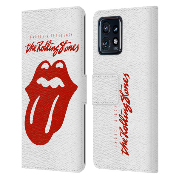 The Rolling Stones Graphics Ladies and Gentlemen Movie Leather Book Wallet Case Cover For Motorola Moto Edge 40 Pro