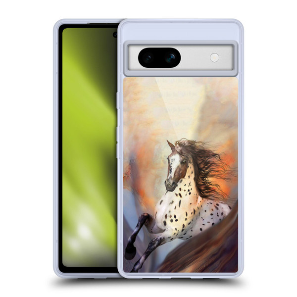Simone Gatterwe Horses Wild 2 Soft Gel Case for Google Pixel 7a