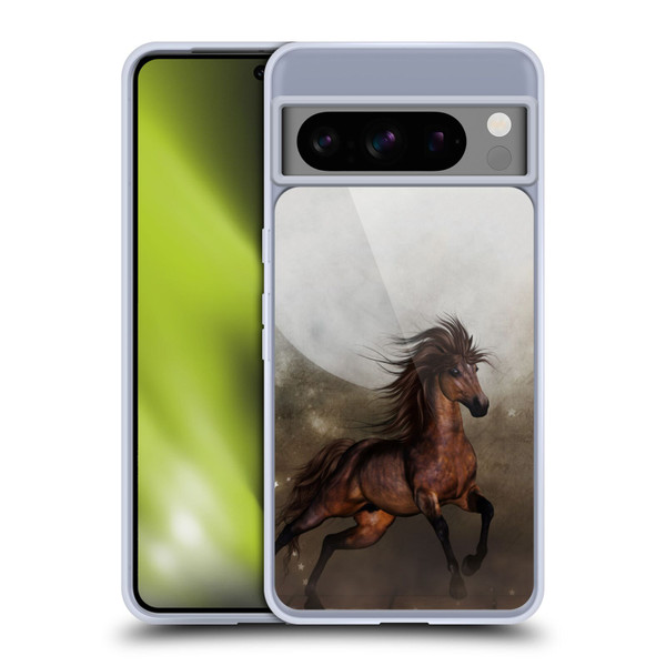 Simone Gatterwe Horses Brown Soft Gel Case for Google Pixel 8 Pro
