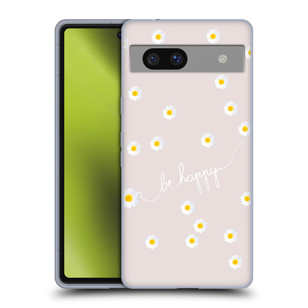 Monika Strigel Happy Daisy Nude Soft Gel Case for Google Pixel 7a