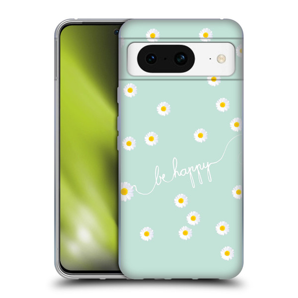 Monika Strigel Happy Daisy Mint Soft Gel Case for Google Pixel 8