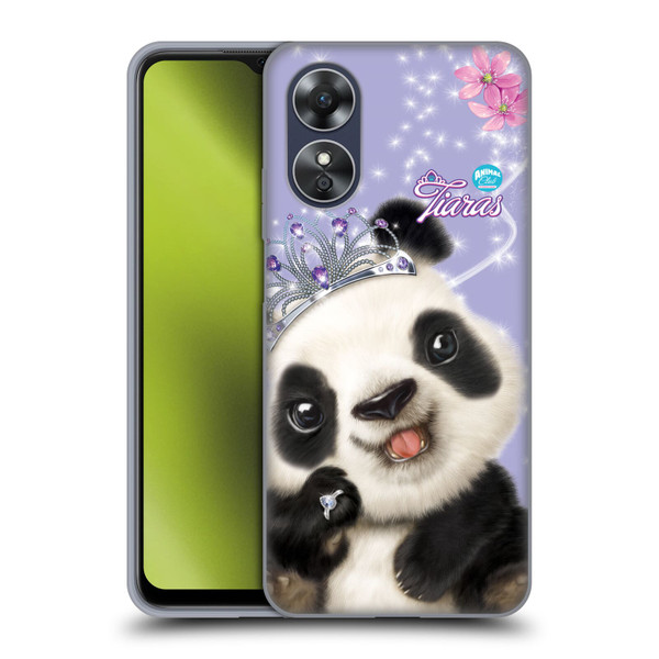 Animal Club International Royal Faces Panda Soft Gel Case for OPPO A17