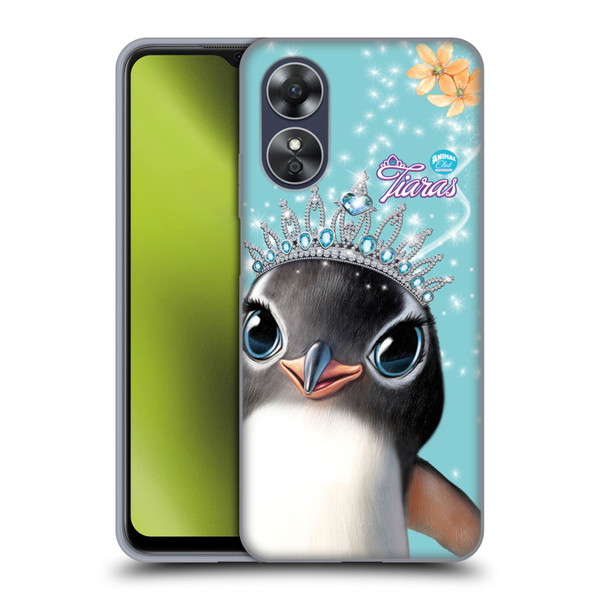 Animal Club International Royal Faces Penguin Soft Gel Case for OPPO A17