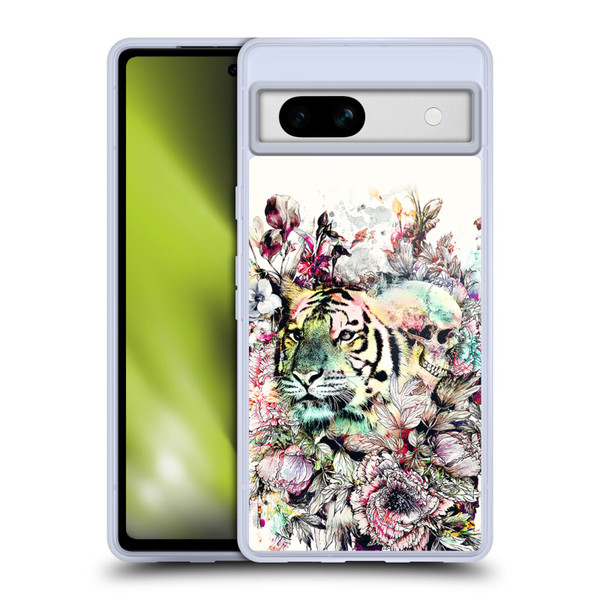 Riza Peker Animals Tiger Soft Gel Case for Google Pixel 7a