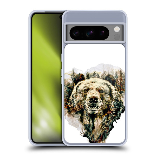 Riza Peker Animals Bear Soft Gel Case for Google Pixel 8 Pro