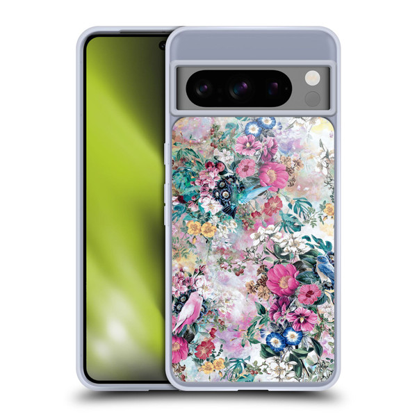 Riza Peker Florals Birds Soft Gel Case for Google Pixel 8 Pro