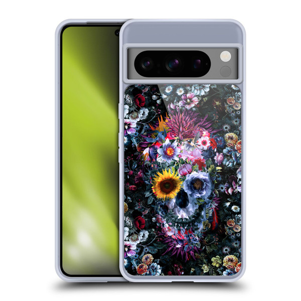 Riza Peker Skulls 9 Skull Soft Gel Case for Google Pixel 8 Pro