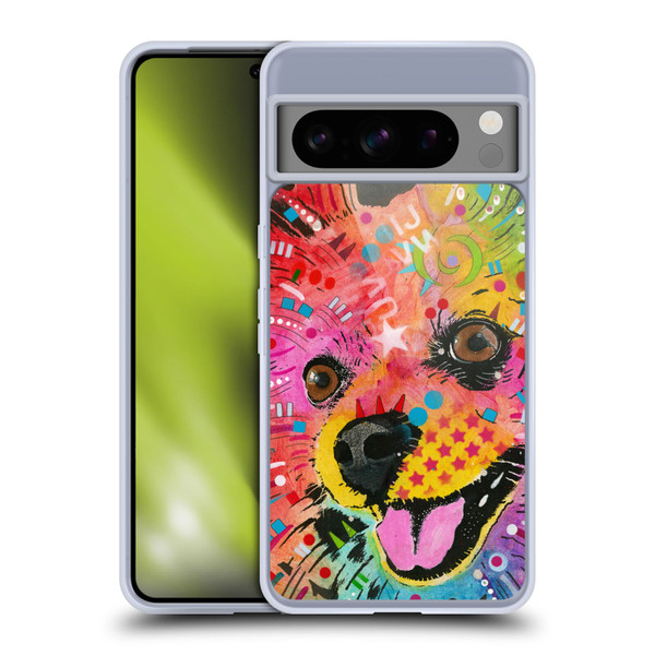 Dean Russo Dogs Pomeranian Soft Gel Case for Google Pixel 8 Pro