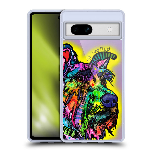 Dean Russo Dogs 3 My Schnauzer Soft Gel Case for Google Pixel 7a