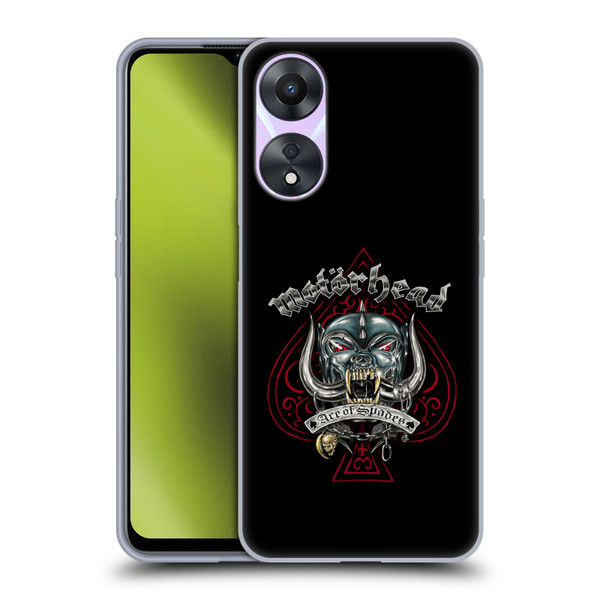 Motorhead Graphics Ace Of Spades Dog Soft Gel Case for OPPO A78 4G