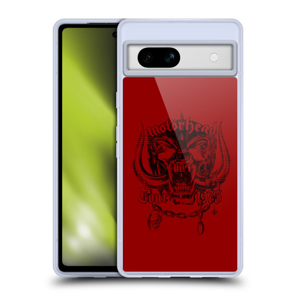 Motorhead Tours 1975 Soft Gel Case for Google Pixel 7a