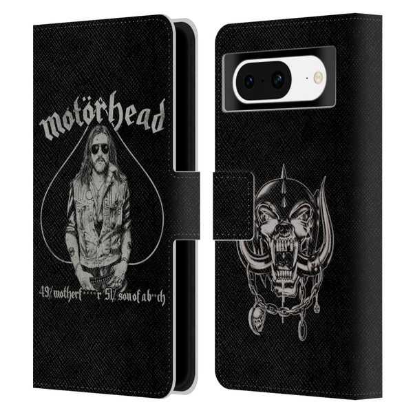 Motorhead Graphics Ace Of Spades Lemmy Leather Book Wallet Case Cover For Google Pixel 8