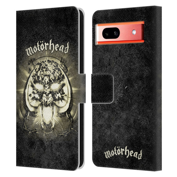 Motorhead Key Art Overkill Leather Book Wallet Case Cover For Google Pixel 7a