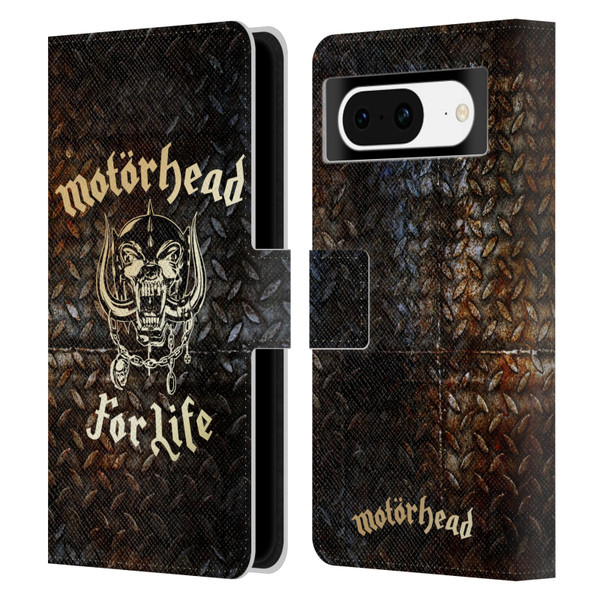 Motorhead Key Art For Life Leather Book Wallet Case Cover For Google Pixel 8