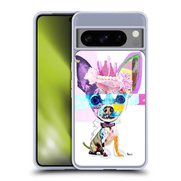 Michel Keck Animal Collage Chihuahua Soft Gel Case for Google Pixel 8 Pro
