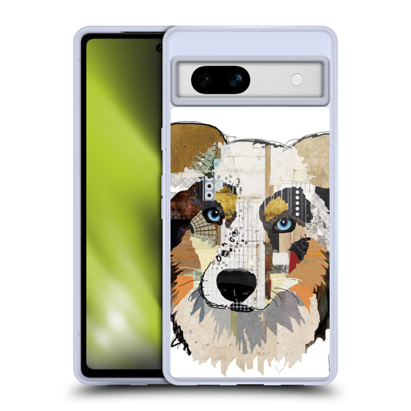 Michel Keck Dogs 3 Australian Shepherd Soft Gel Case for Google Pixel 7a