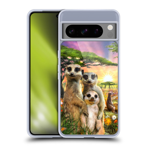 Aimee Stewart Animals Meerkats Soft Gel Case for Google Pixel 8 Pro