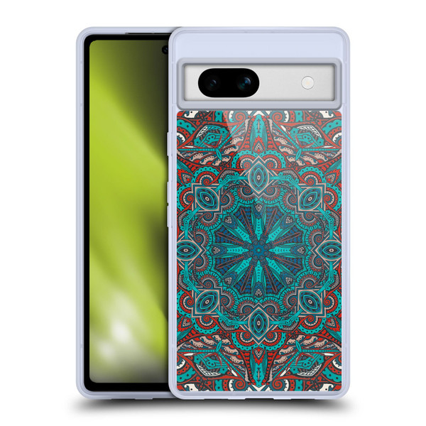 Aimee Stewart Mandala Moroccan Sea Soft Gel Case for Google Pixel 7a