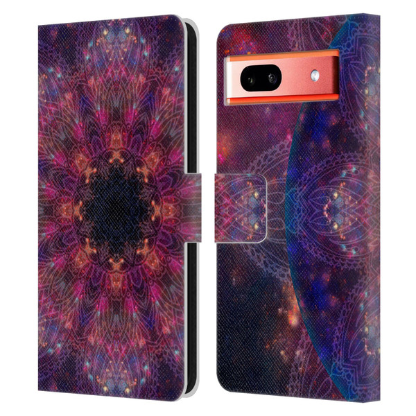 Aimee Stewart Mandala Galactic 2 Leather Book Wallet Case Cover For Google Pixel 7a