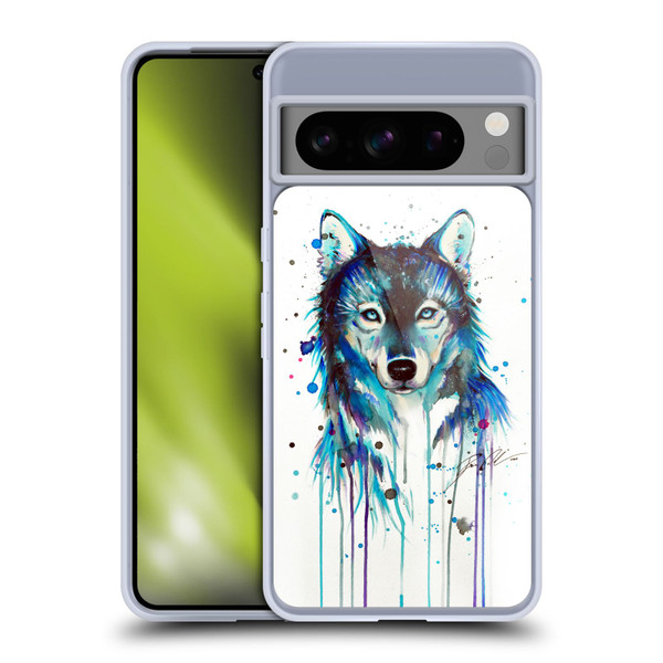 Pixie Cold Animals Ice Wolf Soft Gel Case for Google Pixel 8 Pro