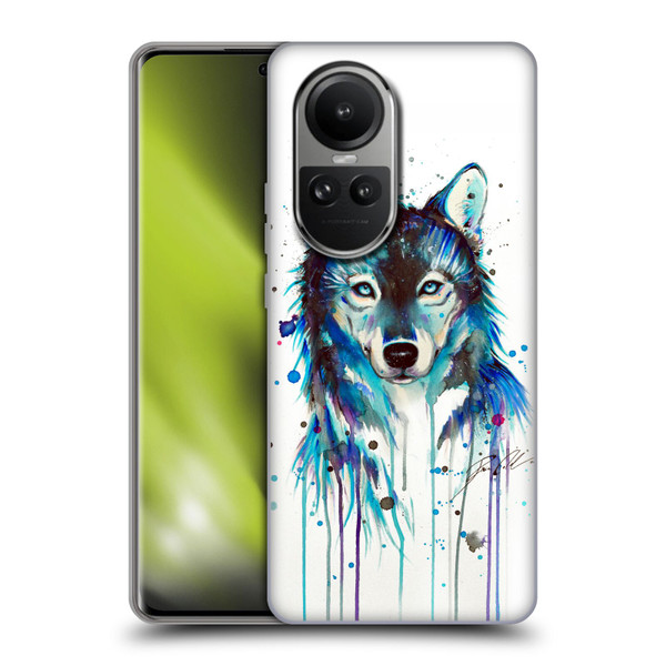 Pixie Cold Animals Ice Wolf Soft Gel Case for OPPO Reno10 5G / Reno10 Pro 5G