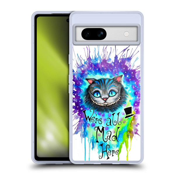 Pixie Cold Cats We Are All Mad Here Soft Gel Case for Google Pixel 7a