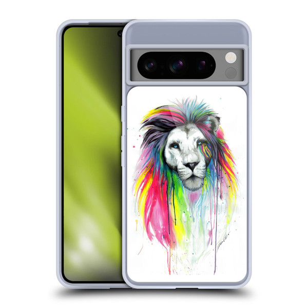 Pixie Cold Cats Rainbow Mane Soft Gel Case for Google Pixel 8 Pro