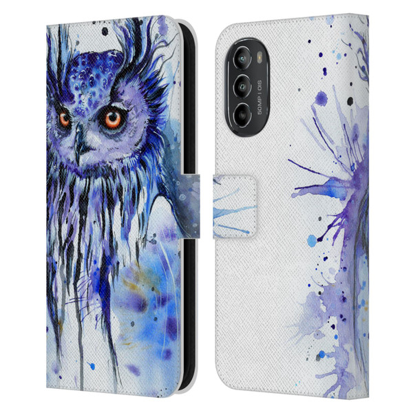 Pixie Cold Animals Secrets Leather Book Wallet Case Cover For Motorola Moto G82 5G